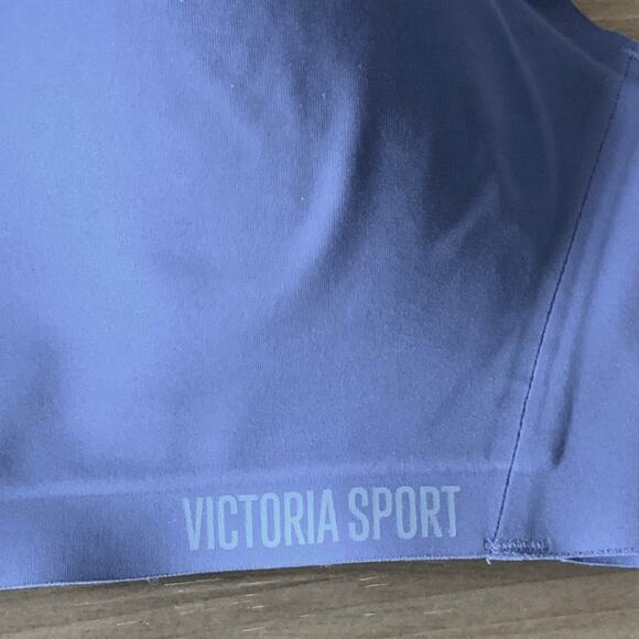 Victoria's Secret Sport Bra Angel Max Laser Cut Back Closure Size 34C Purple - Picture 4 of 11